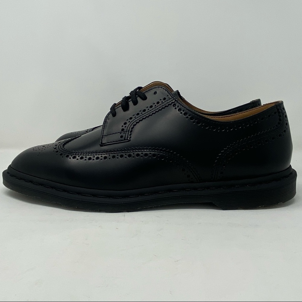 Dr. Martens Kelvin II Brogues Flats Black Leather AW004 Men's Size 11 Wing Tip